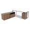 Alera Valencia Series 15.88 in. x 19.13 in. x 22.88 in. Mobile Box Mobile Pedestal Box File Cabinet - Walnut
